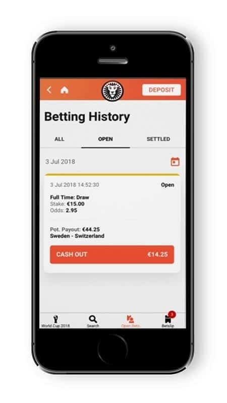 LeoVegas Cashout Guide - mobile screenshot of LeoVegas Cash Out