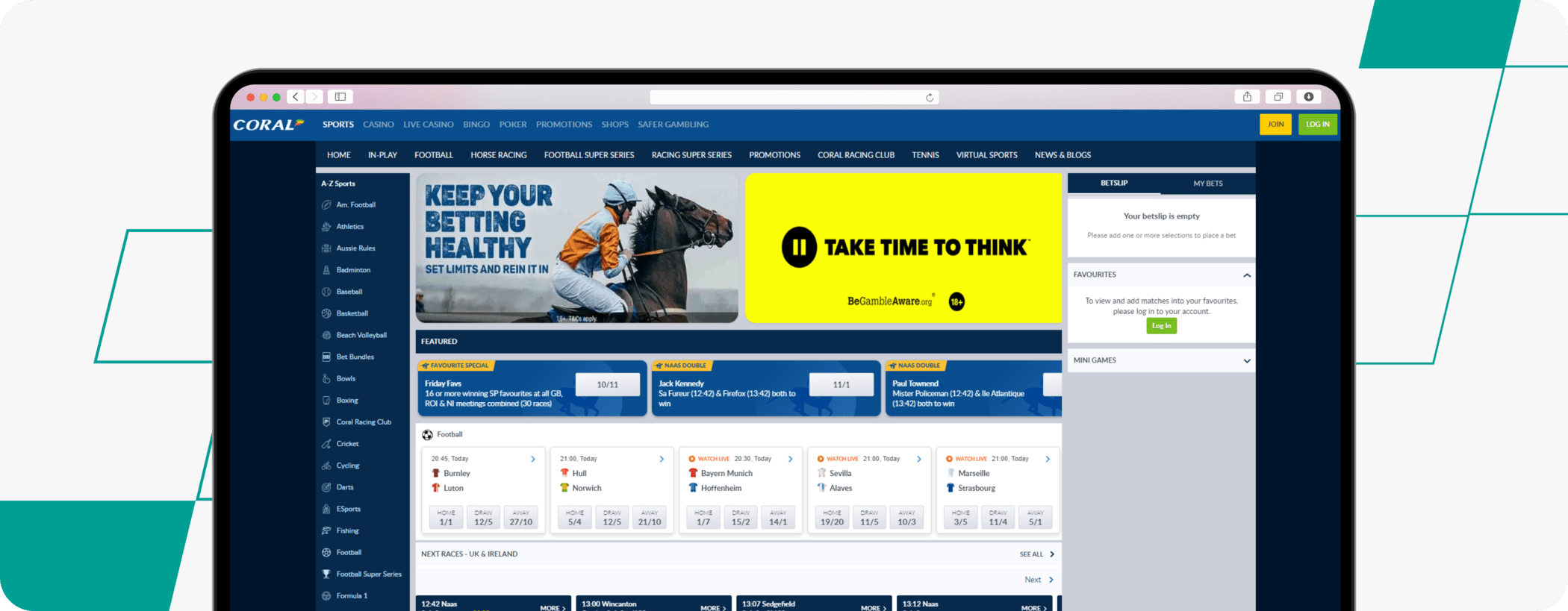 coral homepage screenshot